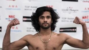 El luchador indio de MMA Hrishikesh Koloth