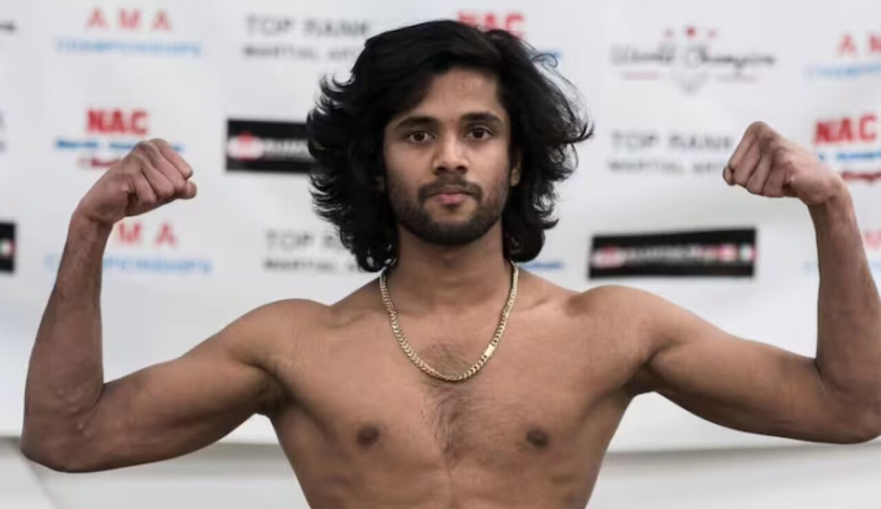 El luchador indio de MMA Hrishikesh Koloth