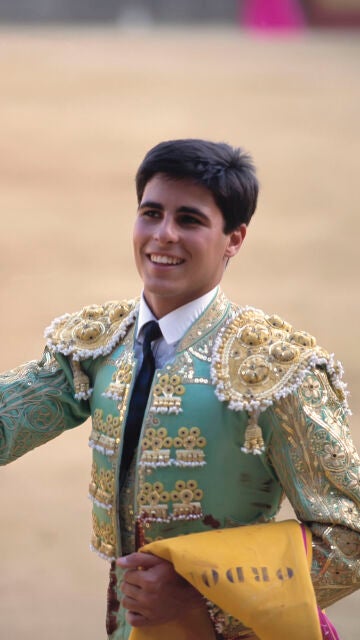 Francisco Rivera de joven, durante una corrida de toros