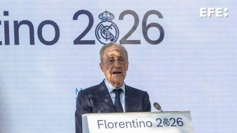Florentino P&eacute;rez en un acto con socios y pe&ntilde;as de la provincia de Toledo