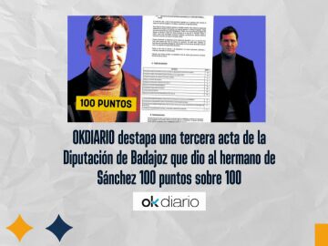 Las actas del 'herman&iacute;simo' de S&aacute;nchez.