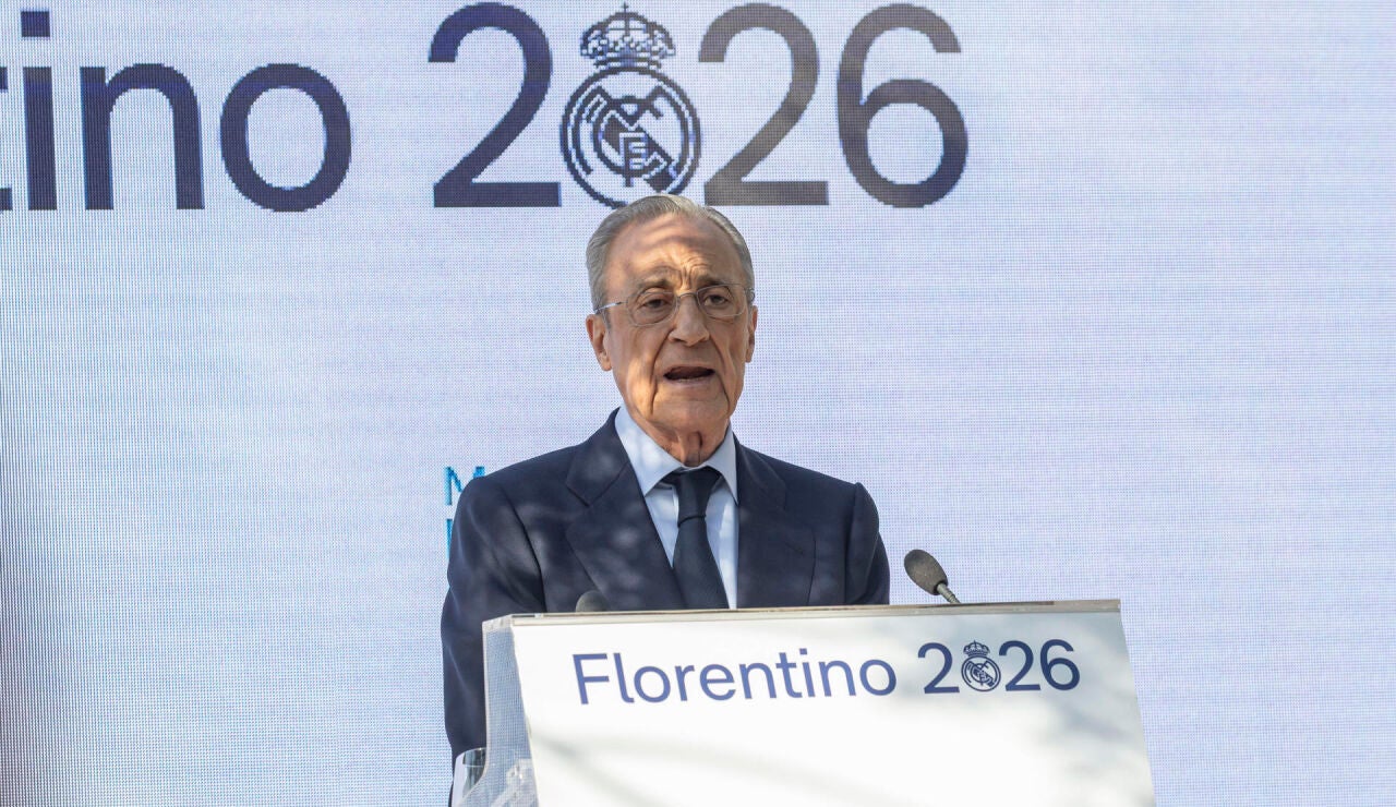 Florentino P&eacute;rez en un acto con socios y pe&ntilde;as de la provincia de Toledo
