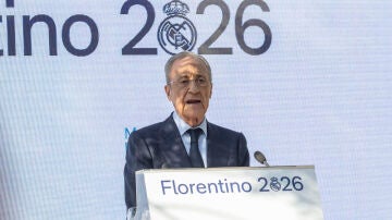Florentino P&eacute;rez en un acto con socios y pe&ntilde;as de la provincia de Toledo