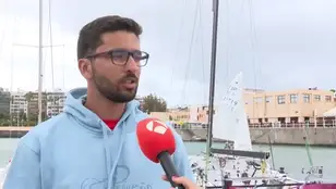 Un joven grancanario de 23 años cruzará el Atlántico en solitario en un velero 100% reciclable
