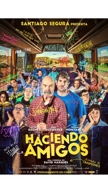 Cartel de Haciendo amigos, la nueva película de Antonio Resines y Quim Gutiérrez Cartel de Haciendo amigos, la nueva película de Antonio Resines y Quim Gutiérrez