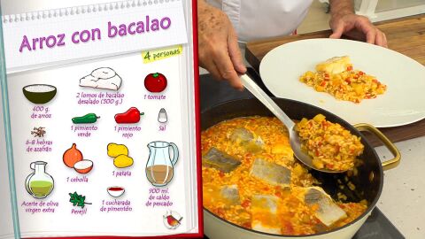 Ingredientes Arroz con bacalao