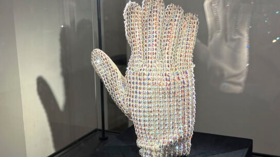 El guante de Michael Jackson. 