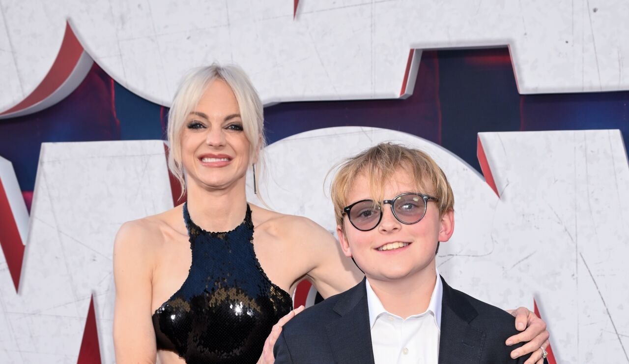 Anna Faris y su hijo Jack Pratt