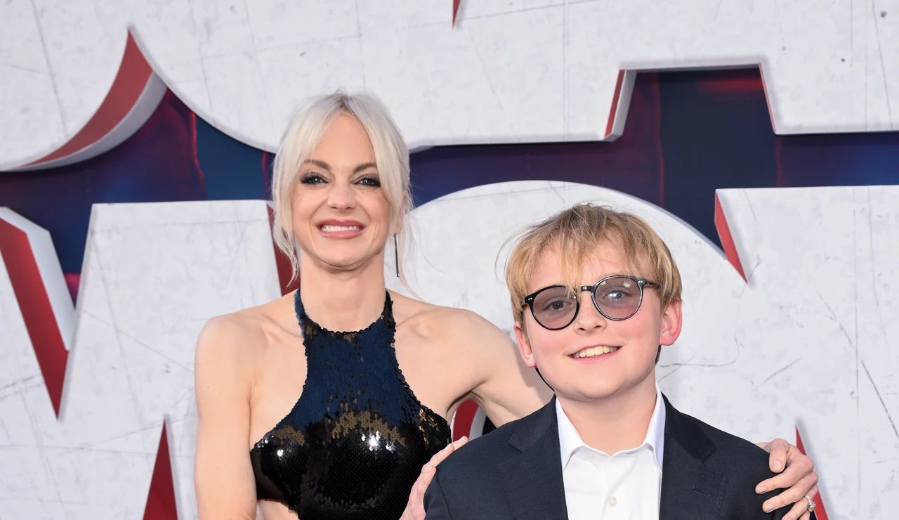 Anna Faris y su hijo Jack Pratt