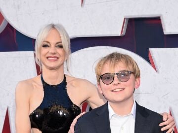 Anna Faris y su hijo Jack Pratt