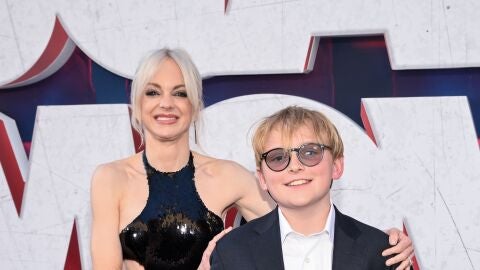 Anna Faris y su hijo Jack Pratt