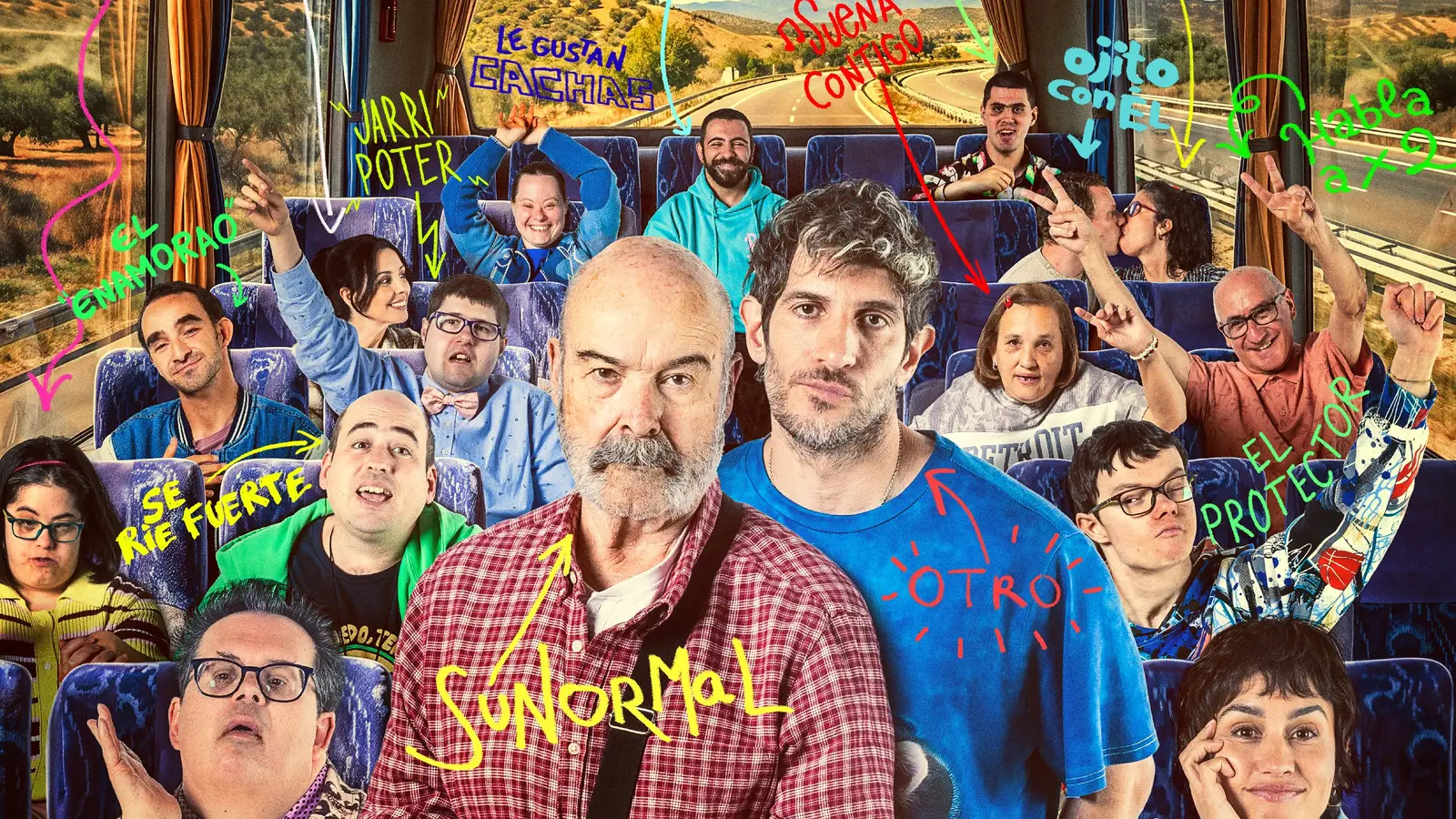 Ya está disponible el cartel de Haciendo amigos, la nueva película de Antonio Resines y Quim Gutiérrez