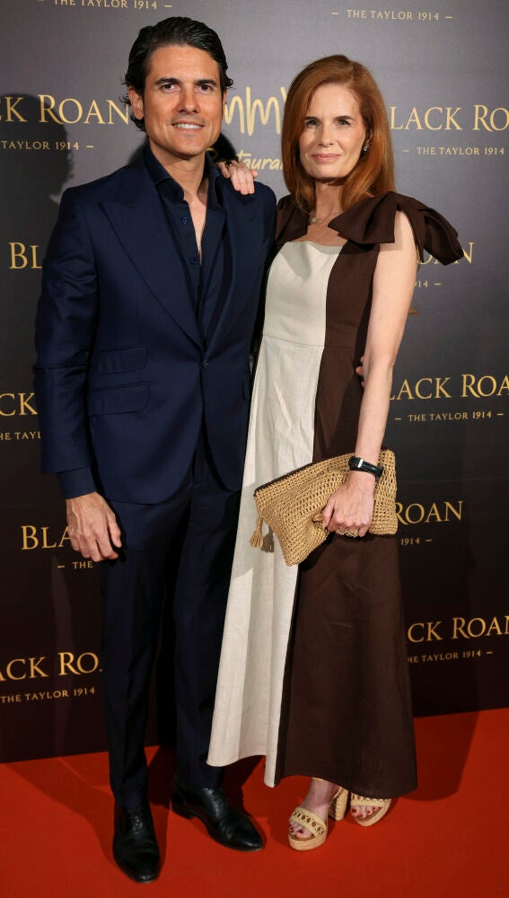 Olivia de Borbón y su marido Julián Porras Figueroa