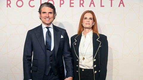 Olivia de Borbón y su marido Julián Porras Figueroa
