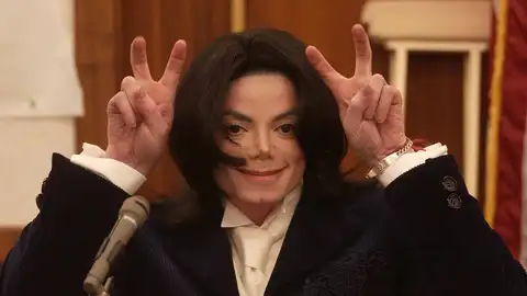Michael Jackson en un juicio en 2002 Michael Jackson en un juicio en 2002