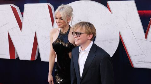 Anna Faris y su hijo Jack Pratt