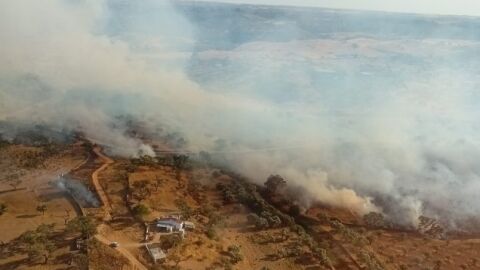 Contin&uacute;a activo el incendio de Huelva con 1.000 hect&aacute;reas calcinadas, se movilizan nuevos medios a&eacute;reos y terrestres