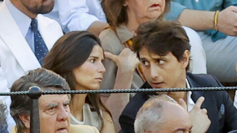 Tana Rivera y Roca Rey en la plaza de toros