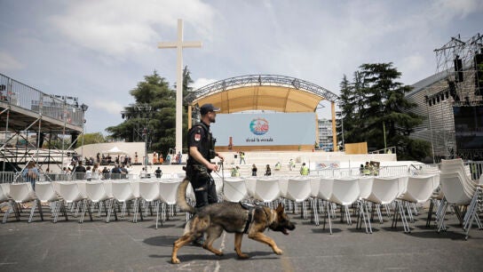 Dispositivo de seguridad por la visita del Papa