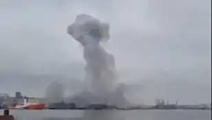 Imagen de la explosión