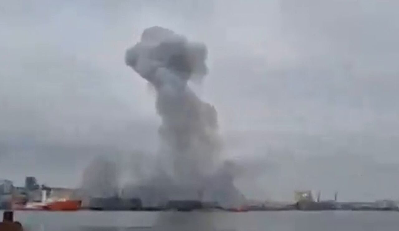 Imagen de la explosi&oacute;n