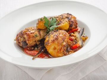 Joseba Argui&ntilde;ano se estrena en solitario con una receta de muslos de pollo a la tailandesa