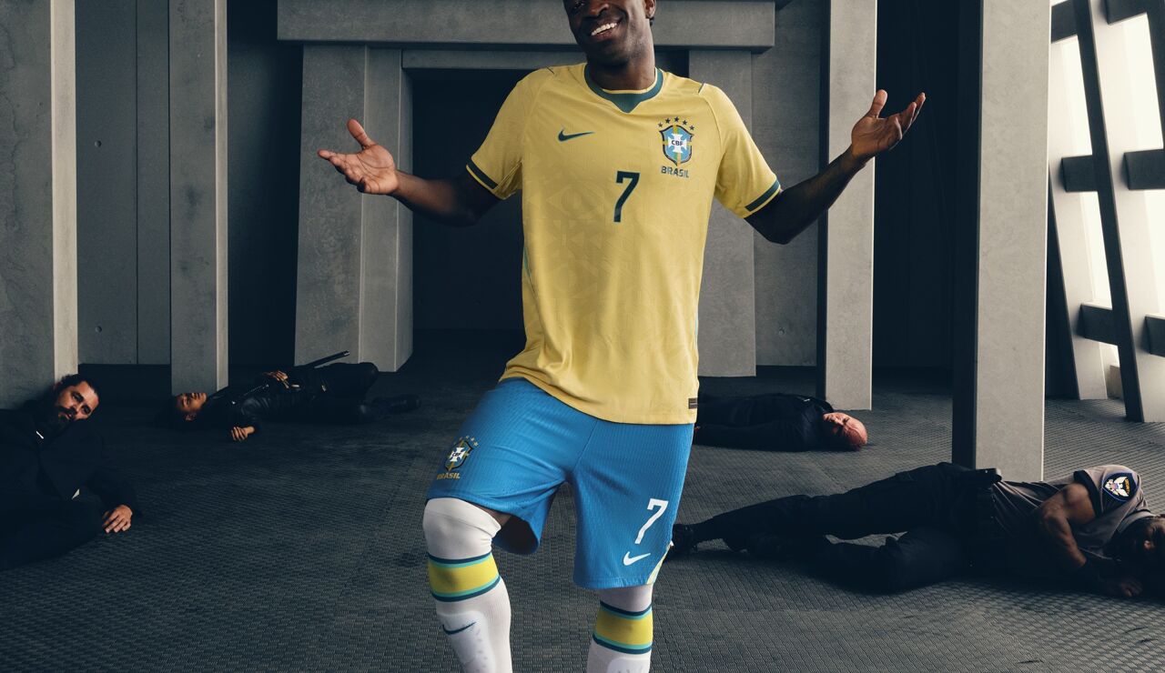 Vin&iacute;cius en el anuncio de Nike 'Rip the Script'