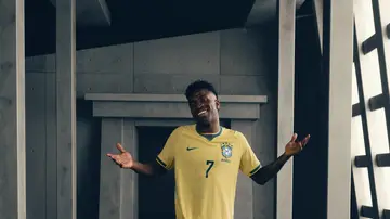 Vinícius en el anuncio de Nike 'Rip the Script' Vinícius en el anuncio de Nike 'Rip the Script'
