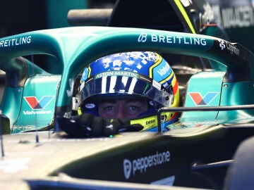 Fernando Alonso durante la clasificaci&oacute;n del GP de M&oacute;naco