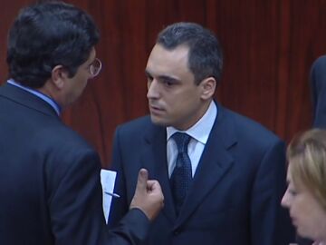 Rafael Simancas en el Tamayazo en la Asamblea de Madrid