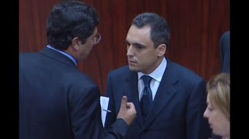 Rafael Simancas en el Tamayazo en la Asamblea de Madrid