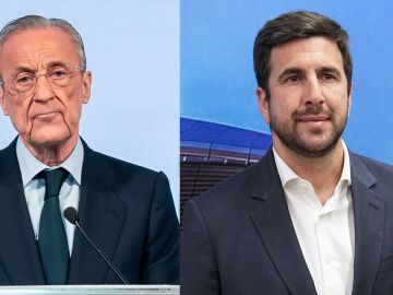 Florentino P&eacute;rez y Enrique Riquelme