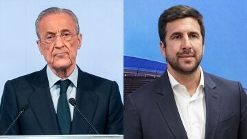 Florentino P&eacute;rez y Enrique Riquelme