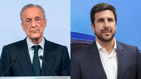 Florentino P&eacute;rez y Enrique Riquelme