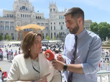 Pilar Vidal en el especial del papa Pilar Vidal en el especial del papa