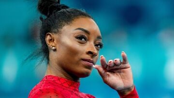 La gimnasta Simone Biles.
