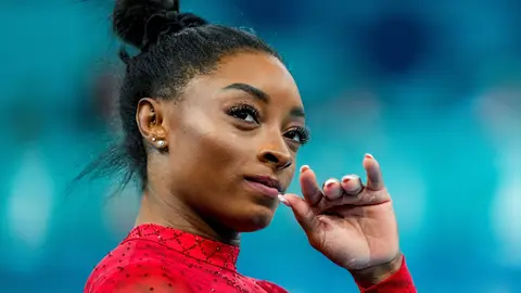 La gimnasta Simone Biles. La gimnasta Simone Biles.