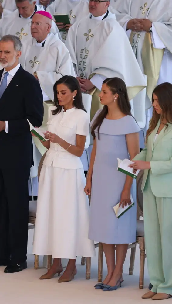 La Familia Real en la misa de León XIV en Cibeles La Familia Real en la misa de León XIV en Cibeles