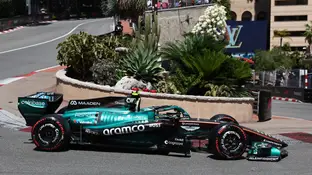 Fernando Alonso durante el GP de Mónaco Fernando Alonso durante el GP de Mónaco