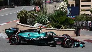 Fernando Alonso durante el GP de Mónaco