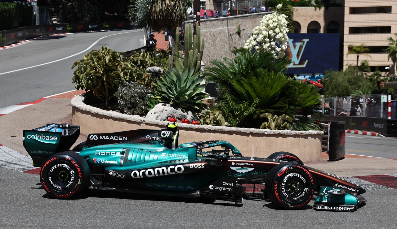 Fernando Alonso durante el GP de Mónaco
