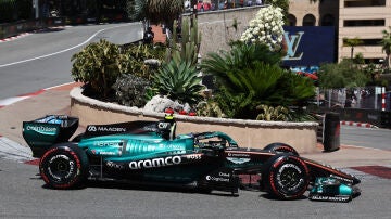 Fernando Alonso durante el GP de M&oacute;naco