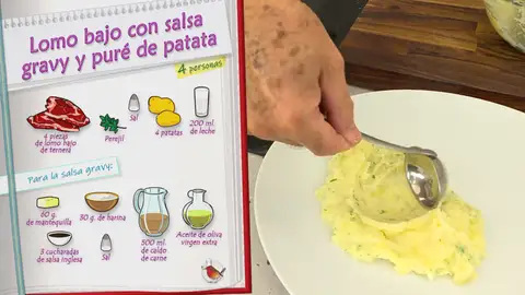 Ingredientes Lomo bajo con salsa gravy y puré de patata Ingredientes Lomo bajo con salsa gravy y puré de patata