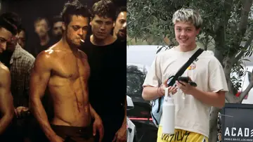 Knox, hijo de Angelia Jolie y Brad Pitt, sorprende con su propio "club de la lucha" en un combate real Knox, hijo de Angelia Jolie y Brad Pitt, sorprende con su propio "club de la lucha" en un combate real