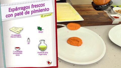 Ingredientes Espárragos frescos