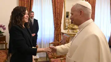 León XIV recibe a la presidenta de la Comunidad de Madrid, Isabel Díaz Ayuso León XIV recibe a la presidenta de la Comunidad de Madrid, Isabel Díaz Ayuso