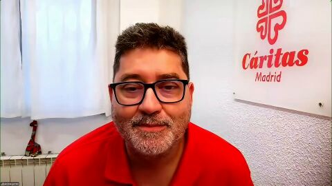 El director del Centro de Emergencia y Atenci&oacute;n Integral de C&aacute;ritas, Juanjo G&oacute;mez Escalonilla