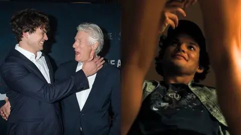 Richard Gere y su hijo Homer Richard Gere y su hijo Homer