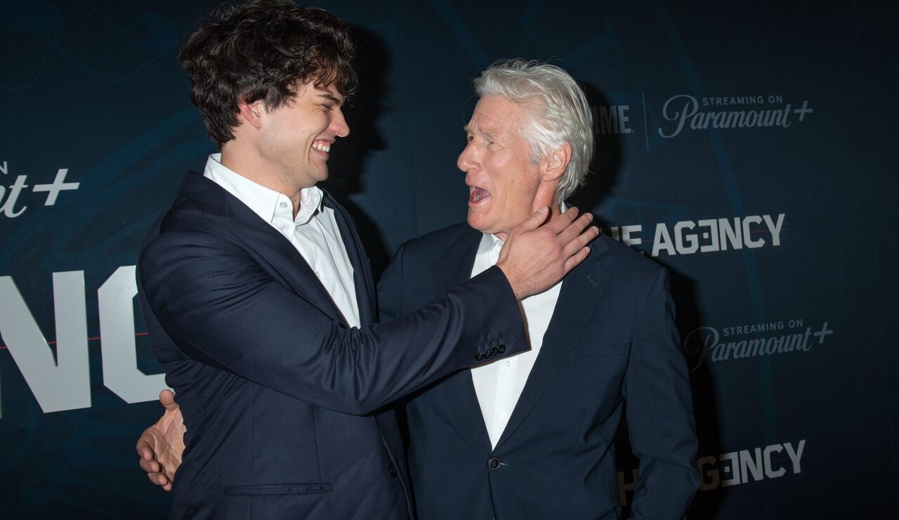 Richard Gere con su hijo Homer