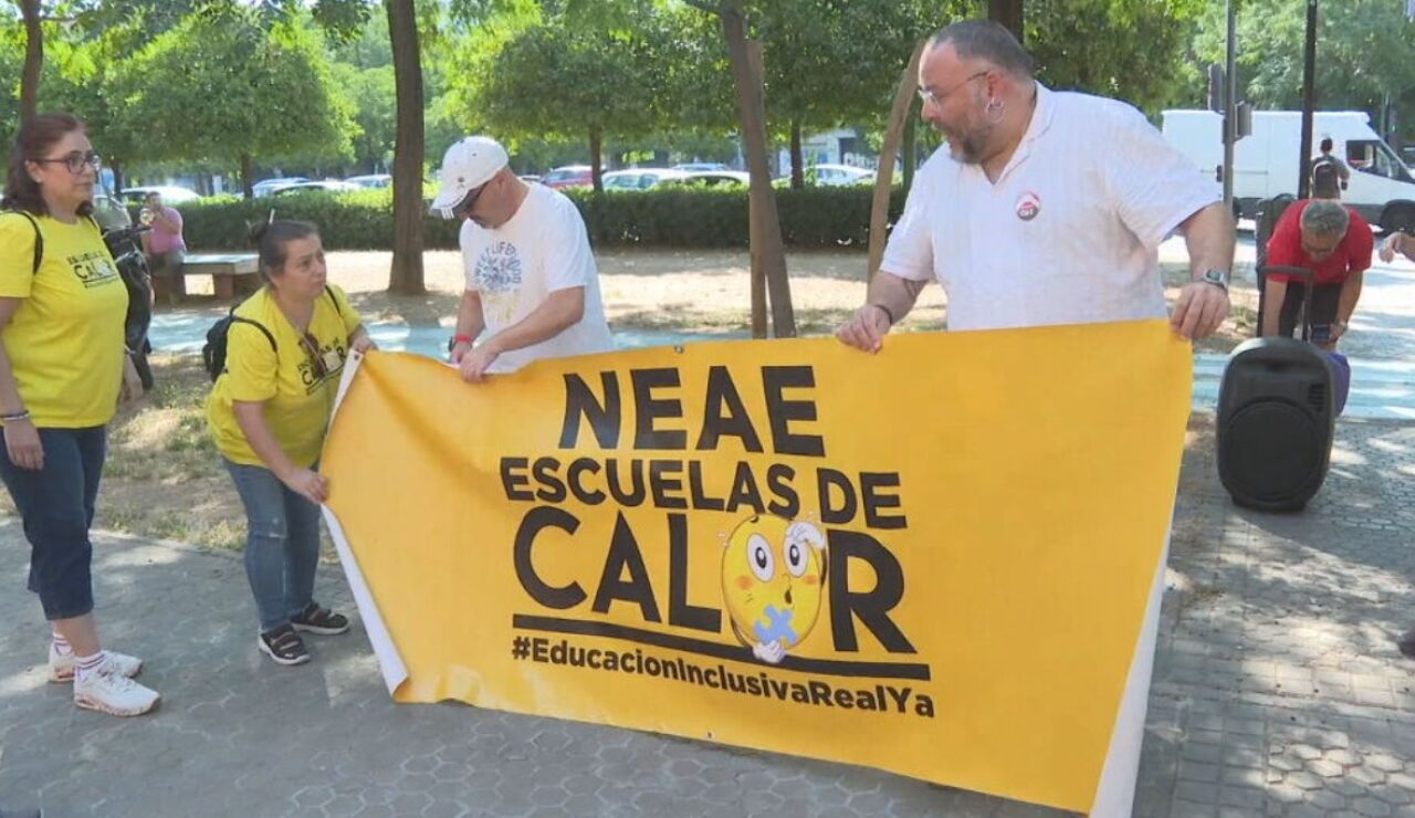 Las familias exigen una huelga en la Educaci&oacute;n andaluza por el excesivo calor en las aulas